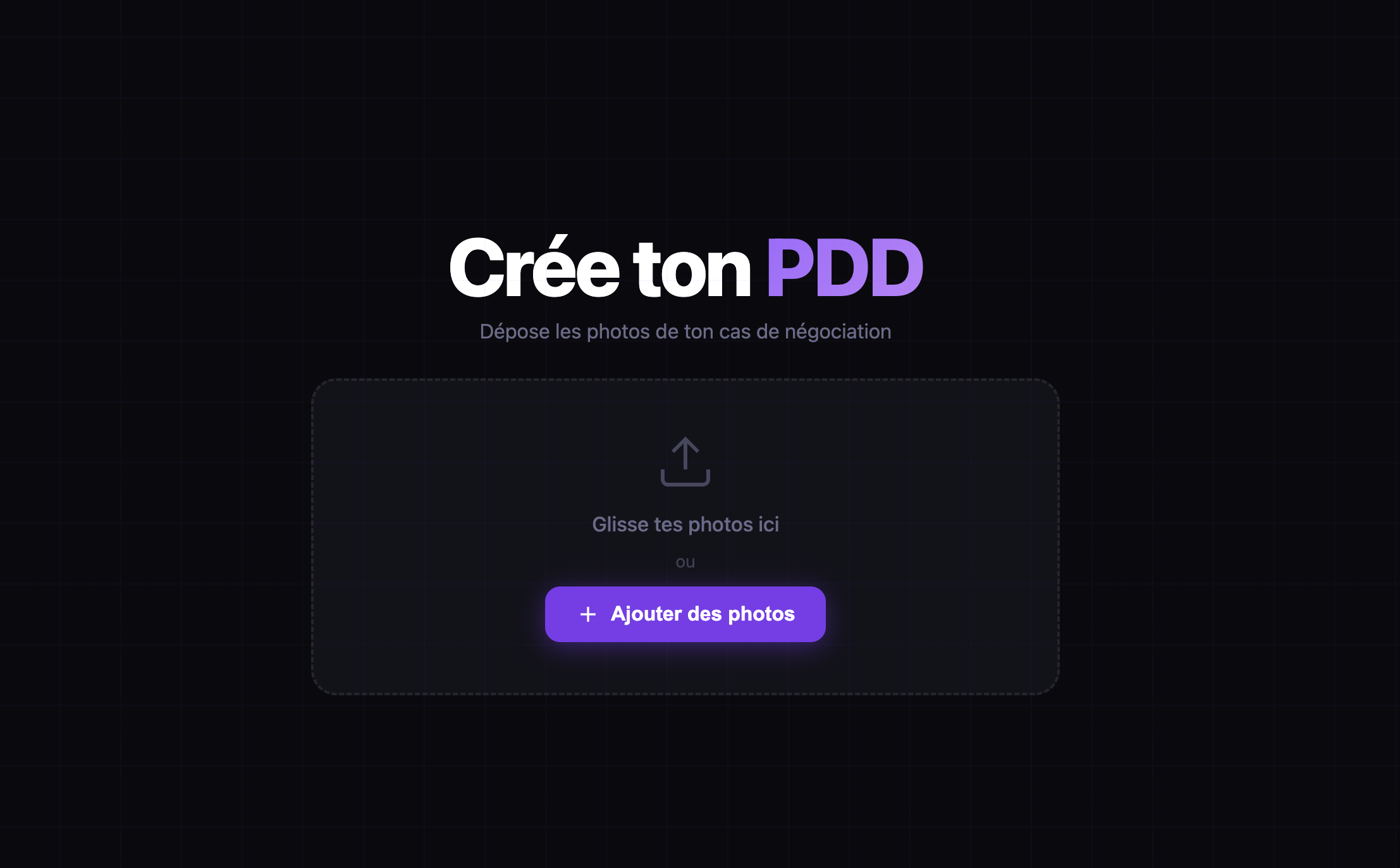 Crée ton PDD